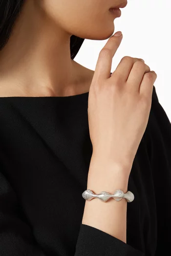 Dita Diamond Bangle in 14kt White Gold