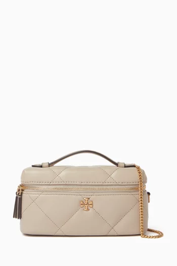 حقيبة كتف كيرا إيست/ويست بتصميم مبطّن بنقشة معينات جلد