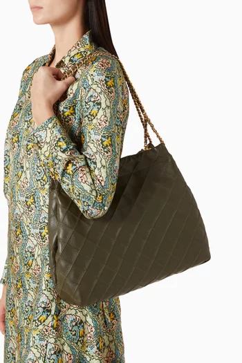 Fleming Hobo Bag in Leather