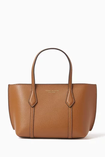 Mini Perry Zip Tote Bag in Leather