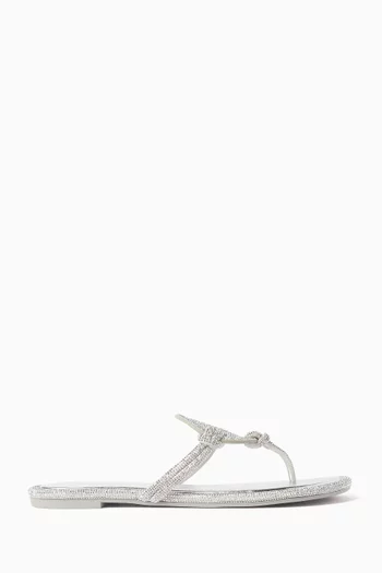 Miller Knotted Crystal Flats