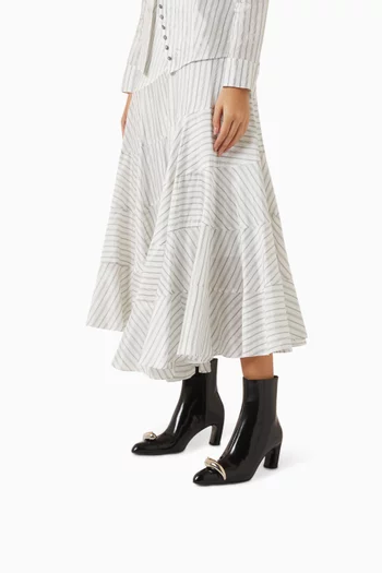 XL Pierced 65 Ankle Boots in Leather