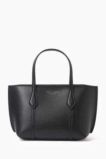Mini Perry Zip Tote Bag in Leather