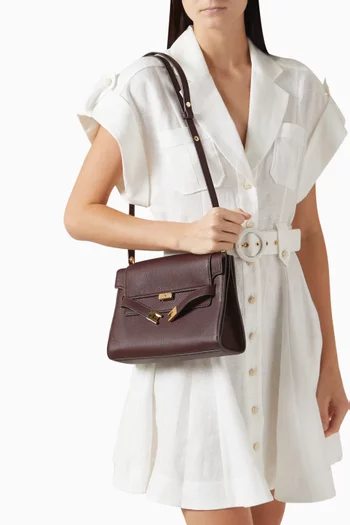 Lee Radziwill Shoulder Bag in Pebbled Leather