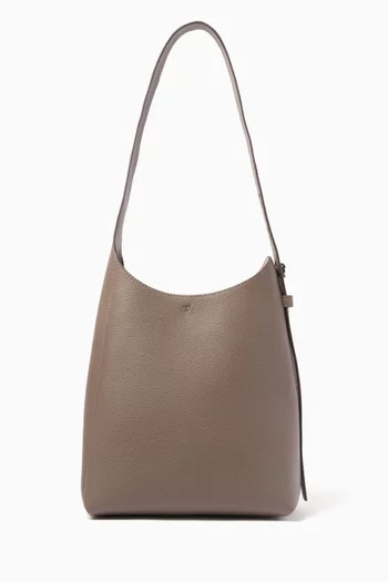 Small Romy Hobo Bag in Pebbled Leather