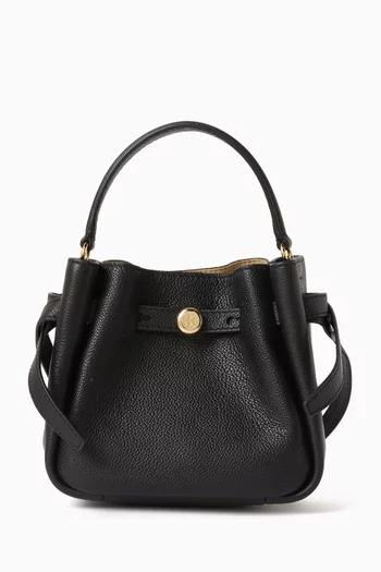 Romy Mini Bucket Bag in Leather