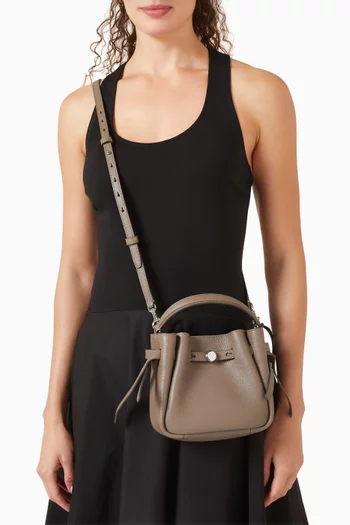 Romy Mini Bucket Bag in Leather