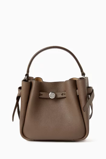 Romy Mini Bucket Bag in Leather
