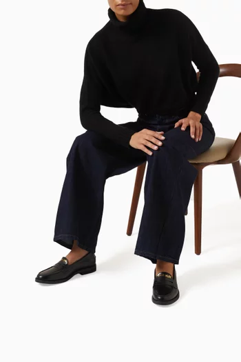 Wilde 'Thank you, Good Night' Penny Loafers in Italian Leather