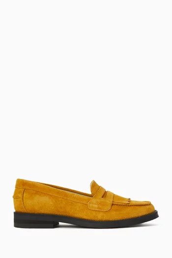 Wilde Fringed Loafers in Suede