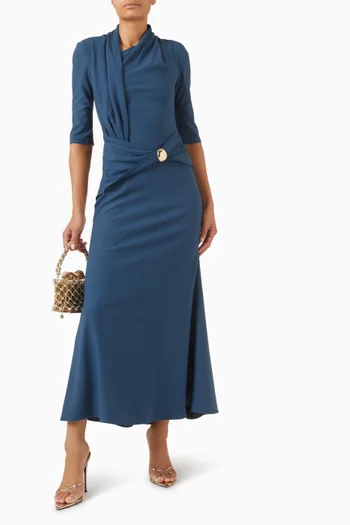 Asymmetric Drape Dress