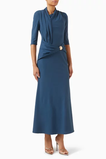 Asymmetric Drape Dress