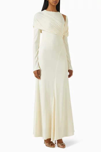 Asymmetric Drape Dress
