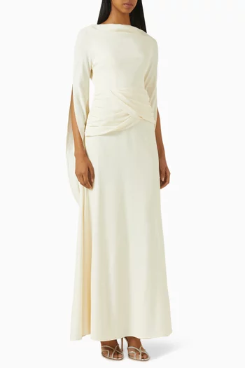 Drape Shawl Corset Dress