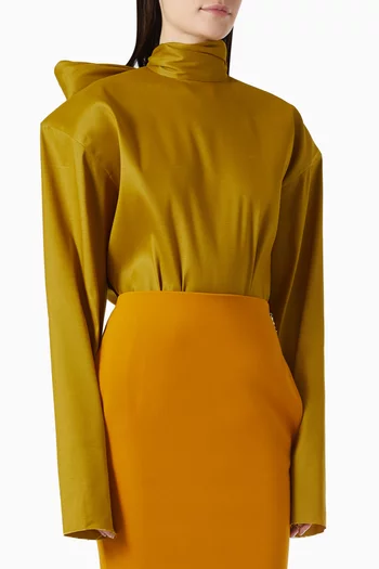 Lavallière Top in Organza