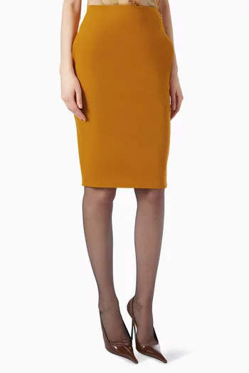 Pencil Skirt in Satin