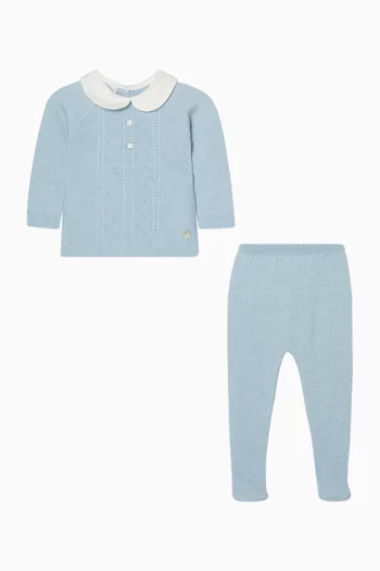 Knitted Sweater & Leggings in Wool