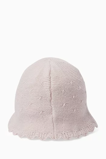 Erizos Knitted Bucket Hat