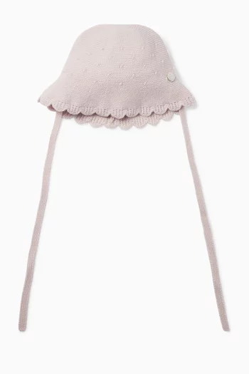 Erizos Knitted Bucket Hat