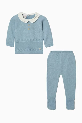 Knitted Sweater & Leggings in Wool