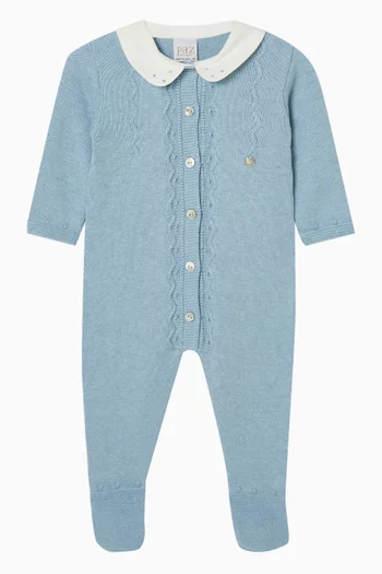 Logo Knitted Pyjama in Cotton-cashmere