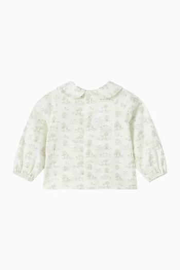 Printed Blouse in Cotton