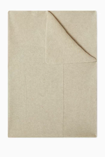 Esencial Baby Blanket in Cotton-cashmere Knit