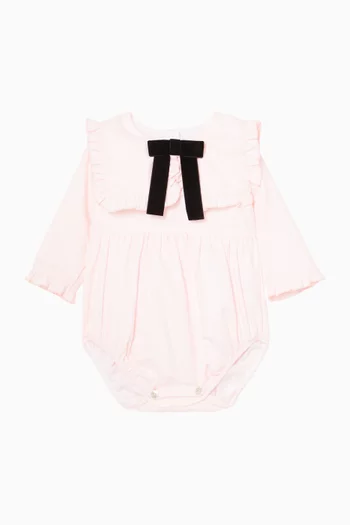 Bow Ruffle Romper