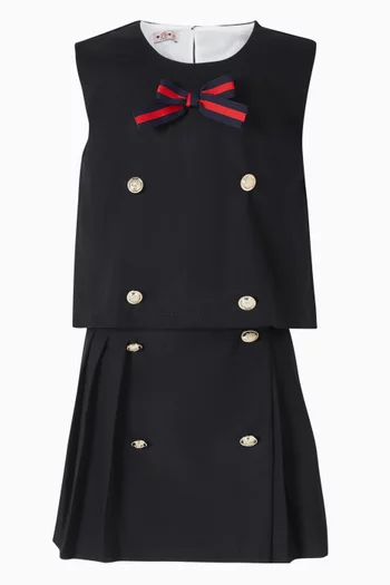 Bow Button Top
