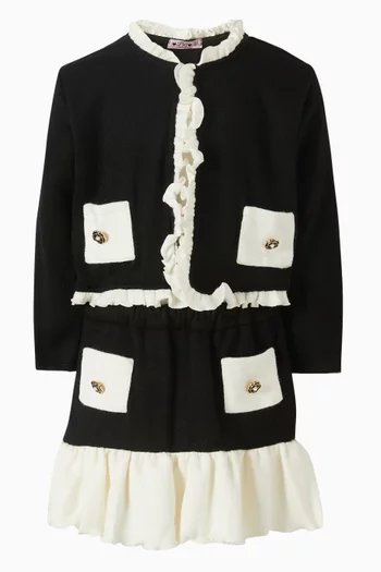 Ruffle-trim Top