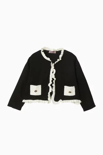 Ruffle-trim Top