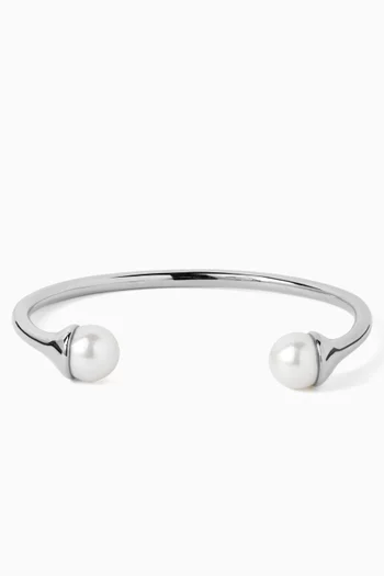 Lumora Pearl Bracelet in Sterling Silver