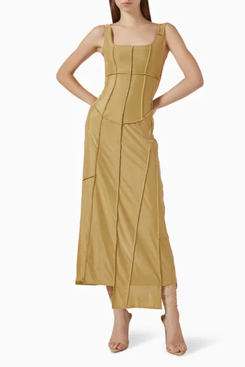 Overlock Maxi Dress