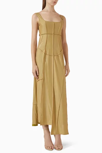 Overlock Maxi Dress