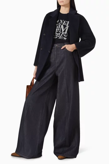 Carmine Wide-leg Jeans in Denim