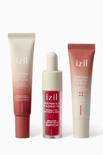 Aker Fassi Poppy Glow Lip Trio
