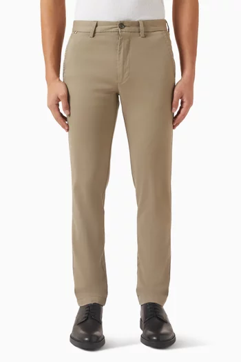 Kaiton Slim Pants in Cotton Twill