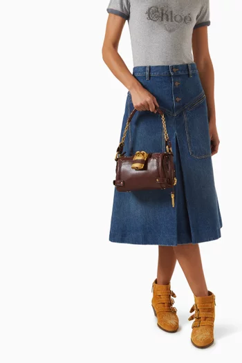 Small Paddington Chain Bag in Leather