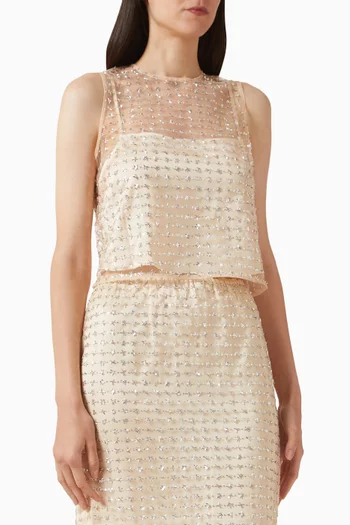 بلوزة سيرافينا مطرزة