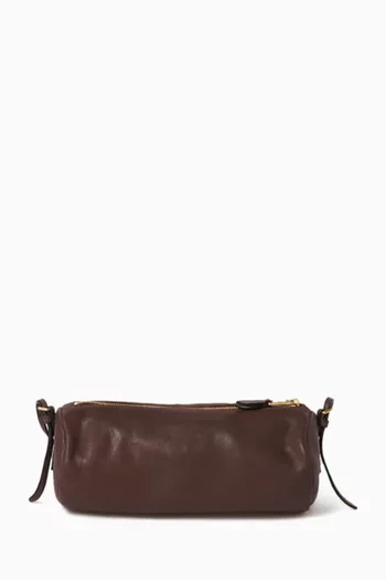 Logo Pouch in Nappa Leather