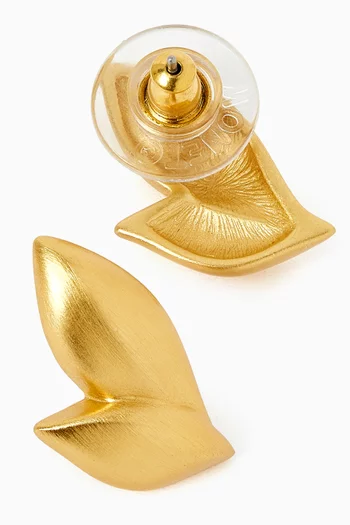 1980s Vintage Leaf Earrings