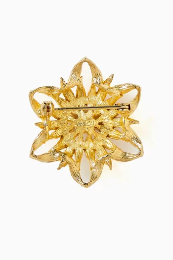 1990s Vintage Flower Brooch