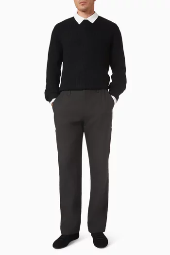 Shaker Sweater in Wool & Cashmere
