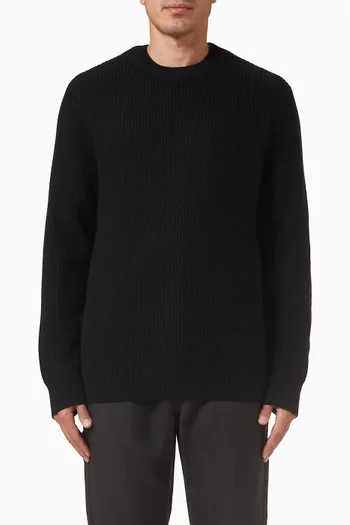 Shaker Sweater in Wool & Cashmere