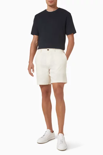 Double-neck T-shirt in Pima Cotton