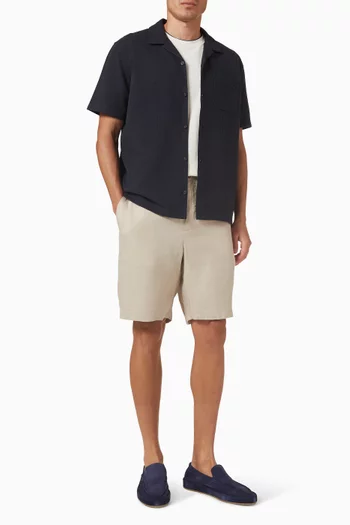 Double-neck T-shirt in Pima Cotton