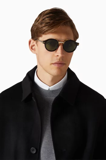 Delage Sunglasses in Acetate & Titanium