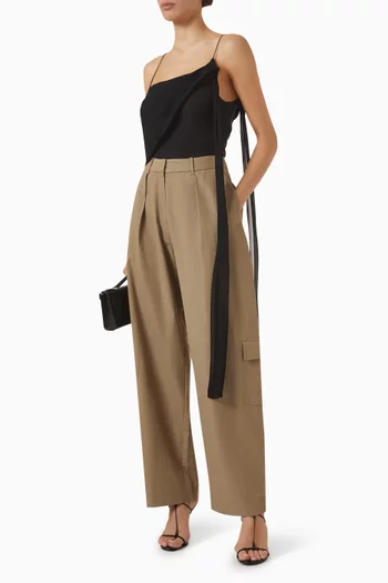 بنطال فين بتصميم عملي تينسيل وقطن