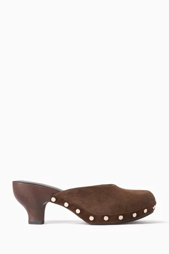 Cloguette Mules in Suede
