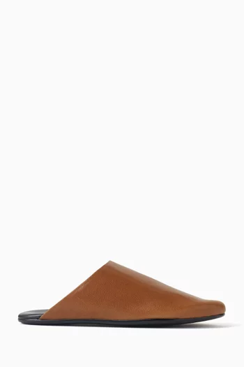 Fathom Slippers in Leather